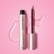Lash Therapy Australia Jumbo Eyelash Growth Serum 5ml with precision applicator on pink background